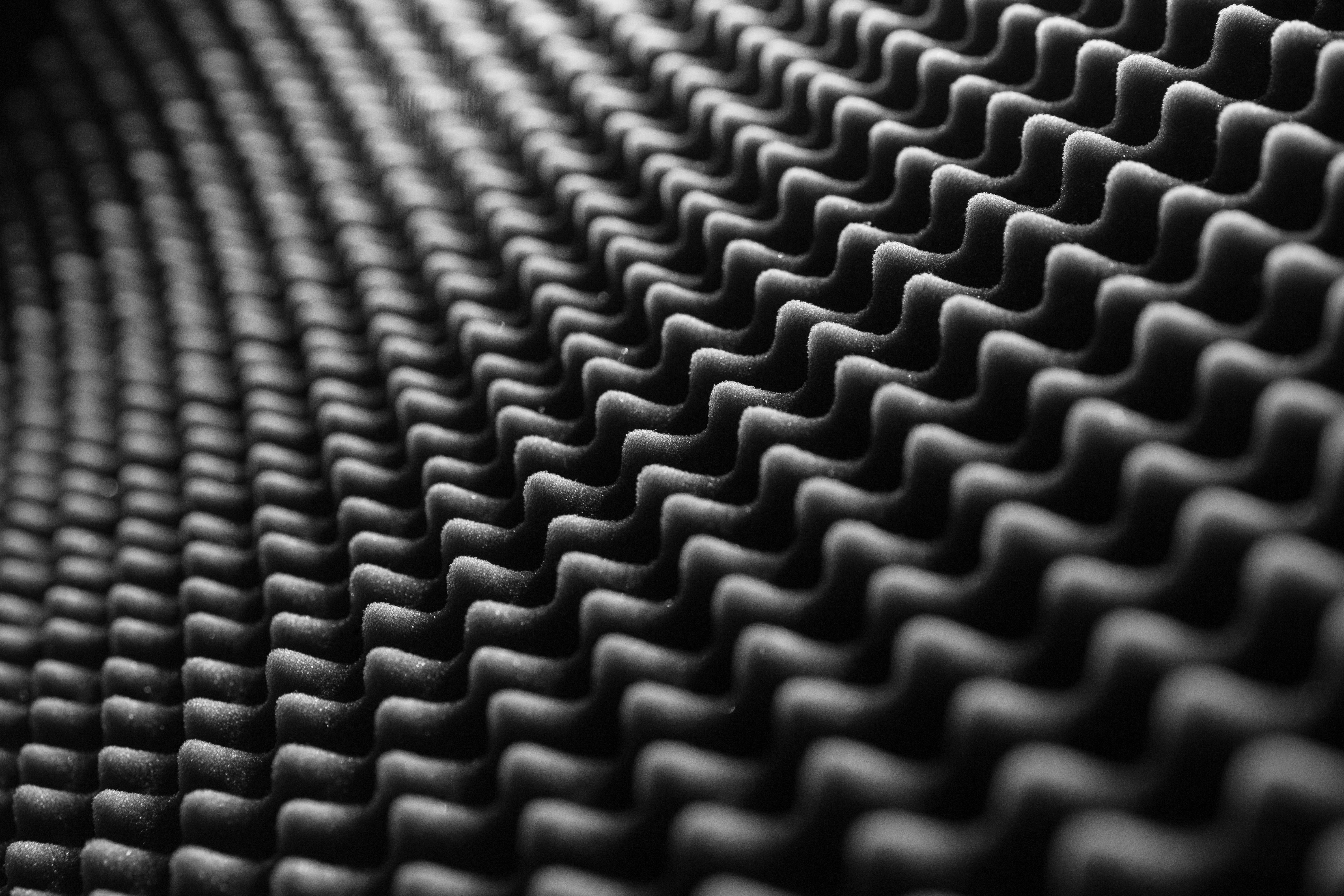 School classroom with sound absorption panels